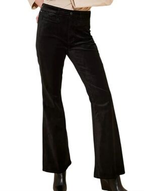 Citizens Of Humanity Anthro Lilah Black Velvet Flare Jeans Size 25
